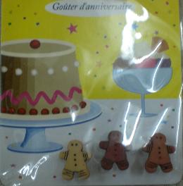 boutons carte anniversaire