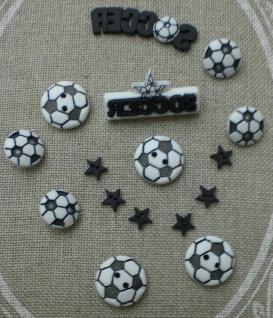 boutons décoratifs football