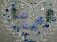 Bouton décoration nautilus