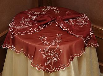 linge de table brodé