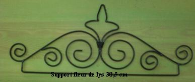 support fleur de lys